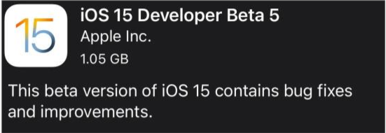 巴宜苹果手机维修分享如何升级到iOS15.0 beta5 