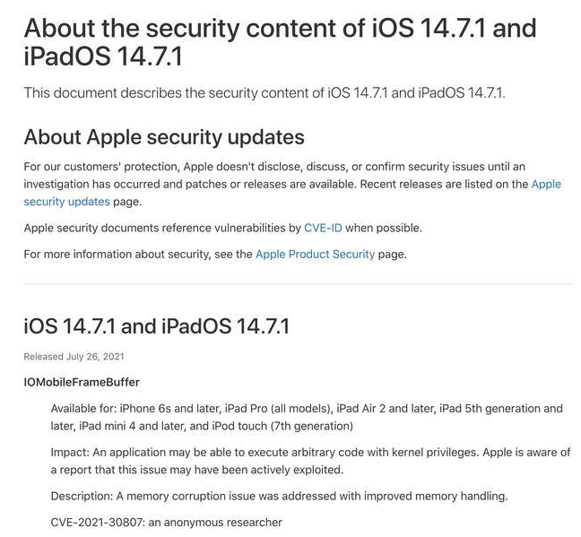 巴宜苹果手机维修分享iOS 14.7.1 正式版更新内容及升级方法 