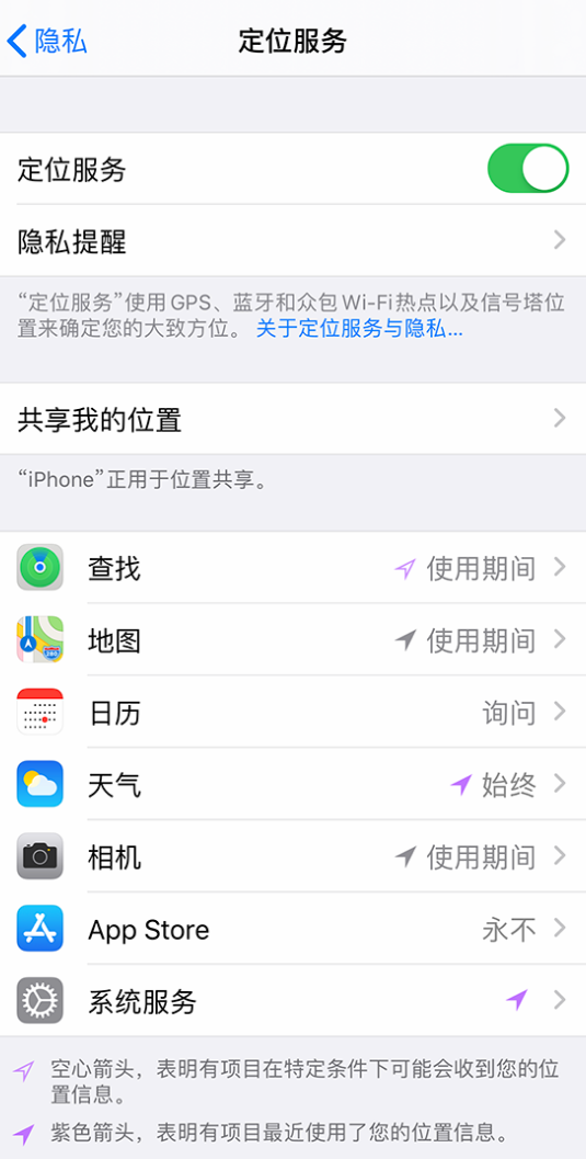 巴宜苹果手机维修分享iPhone 状态栏中时间显示为蓝色图标是什么情况 